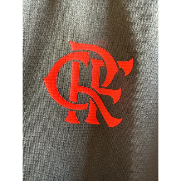 Adidas Flamengo “Lead” Training Sweatshirt – Grey/Orange- Men’s Medium - Picture 3 of 8